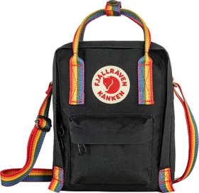 Fjällräven Kanken Rainbow Sling Umhängetasche black/rainbow pattern