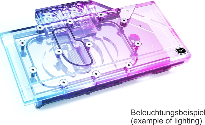 Alphacool Eisblock Aurora Acryl GPX-N RTX 3080 Founders Edition mit Backplate