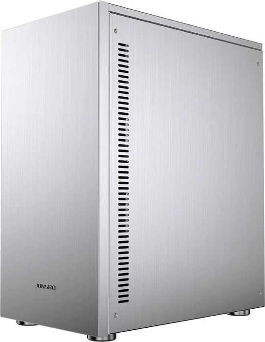 Jonsbo C5, silber, Glasfenster