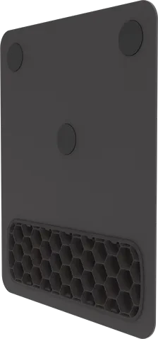 Fellowes Breyta XL Mausepad mit Handgelenkauflage, 280x210mm, schwarz