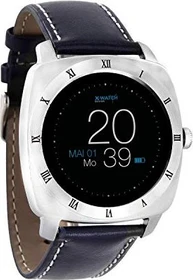 Xlyne Nara XW Pro silber mit Lederarmband blau