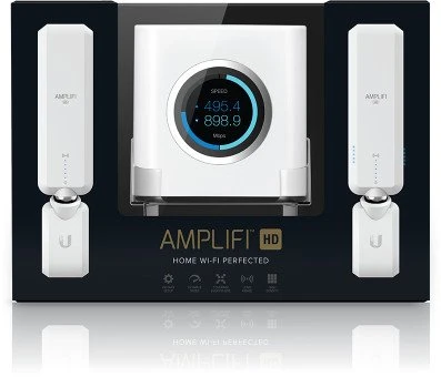 Ubiquiti Amplifi HD Set, Router und 2x Repeater Set, 3er-Bundle