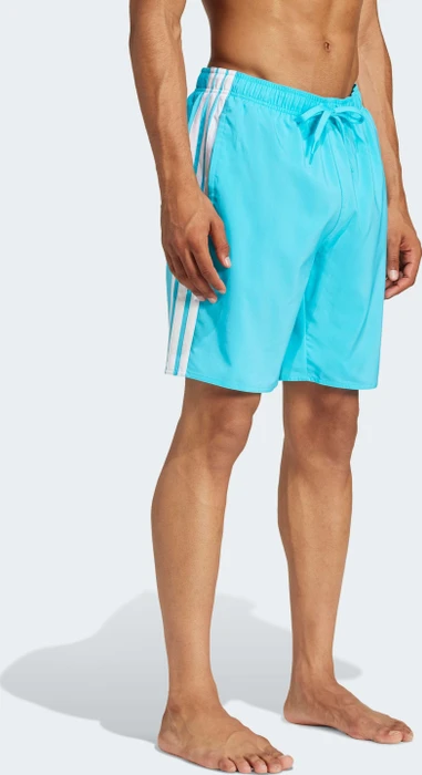 adidas 3-Streifen 8-Inch Badeshorts lucid cyan/white (Herren)