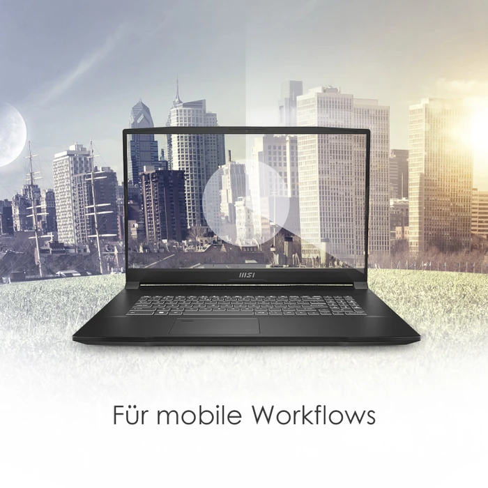 MSI CreatorPro M17 A12UJS-206, Core Black, Core i7-12700H, 32GB RAM, 1TB SSD, RTX A2000, DE