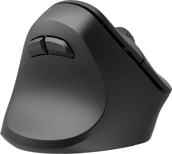 Natec Crake 2 Vertical Wireless Mouse schwarz, Linkshänder, USB/Bluetooth