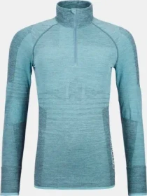 Ortovox 230 Competition Zip Neck Funktionsshirt langarm ice waterfall (Damen)