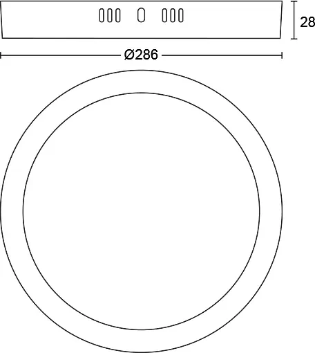 Philips Magneos LED-Panel rund 20W weiß (929002661431) – Bild 3 von 3