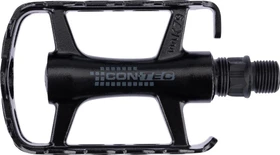 Contec Blacktop Plattformpedale schwarz
