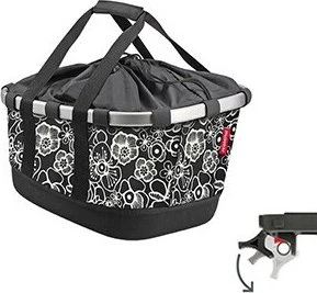 Reisenthel Bikebasket GT UniKlip 2 Gepäcktasche fleur schwarz