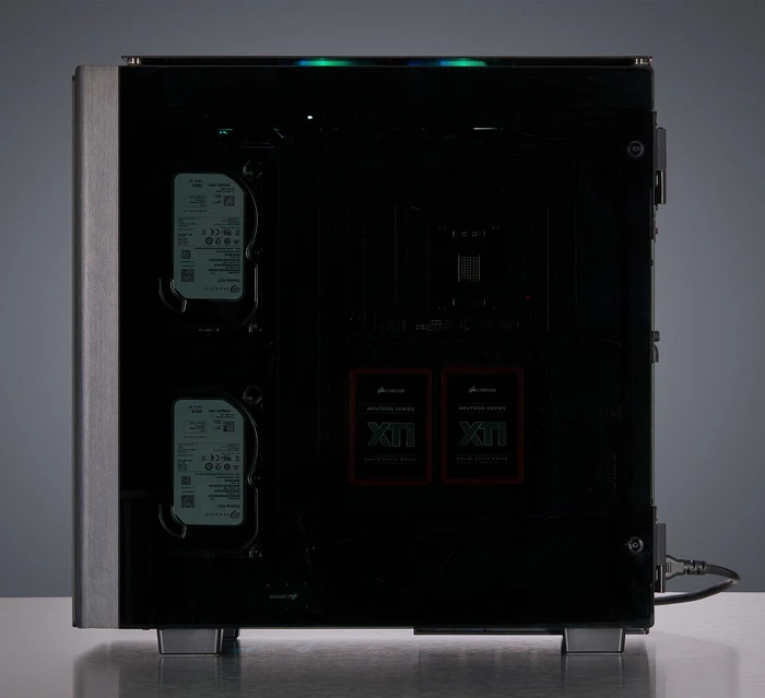 Corsair Obsidian 500D RGB SE, Glasfenster