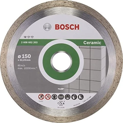 Bosch Professional Standard for Ceramic Diamanttrennscheibe, 150x1.6x22.23mm, 1 Stück