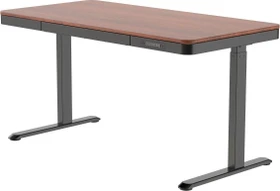 Activejet ET119W-C elektrisch höhenverstellbarer Sitz-Steh-Schreibtisch 140x70cm Walnuss/schwarz