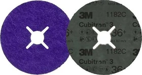 3M Cubitron 3 1187C Fiberschleifscheibe K36, 125x22mm, 25 Stück