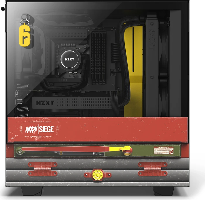 NZXT H510 Siege CRFT 06, Glasfenster