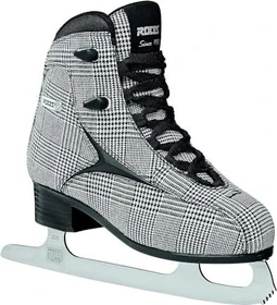 Roces Brits Eiskunstlaufschuhe black/white/silver check