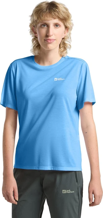 Jack Wolfskin Vonnan S|s Funktionsshirt kurzarm mid blue (Damen)