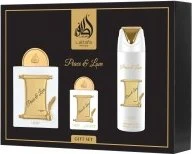 Lattafa Pride Peace & Love EdP 100ml + EdP 20ml + Deo Spray 200ml Duftset