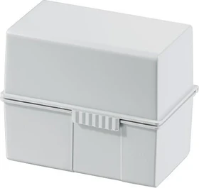 HAN Karteibox, A6, quer, lichtgrau