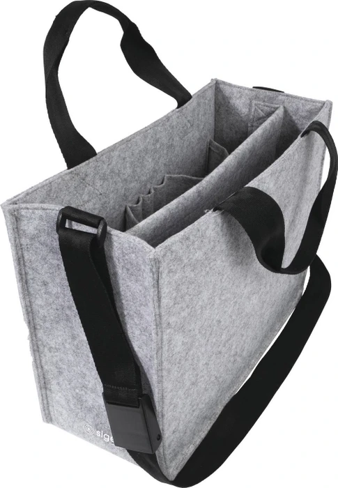 Sigel Notebook Tasche Desk Sharing Bag Classic M Synthetischer Filz Hellgrau