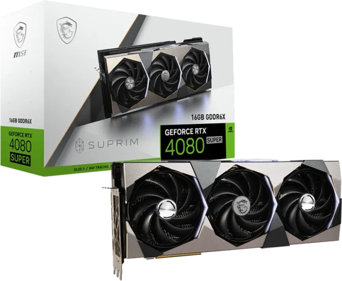 MSI GeForce RTX 4080 SUPER 16G Suprim, 16GB GDDR6X, HDMI, 3x DP