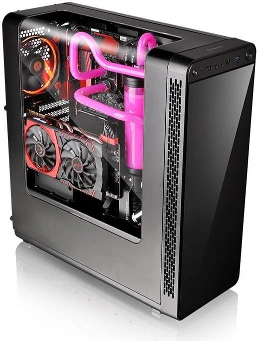 Thermaltake View 27 Gull-Wing schwarz, Acrylfenster