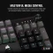Corsair Gaming K70 CORE TKL RGB, Carbon Gray, schwarz/grau, MLX RED V2, USB, US Vorschaubild