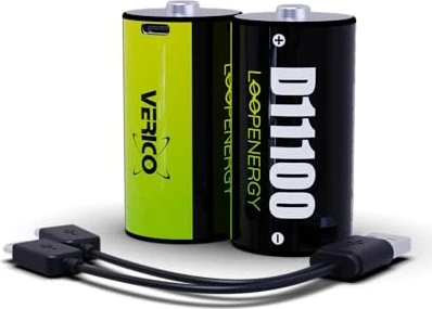Verico LoopEnergy Mono D Li-Ion USB-C 7400mAh, 2er-Pack