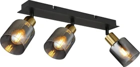 Globo Hollsy Spot 3-flammig gold
