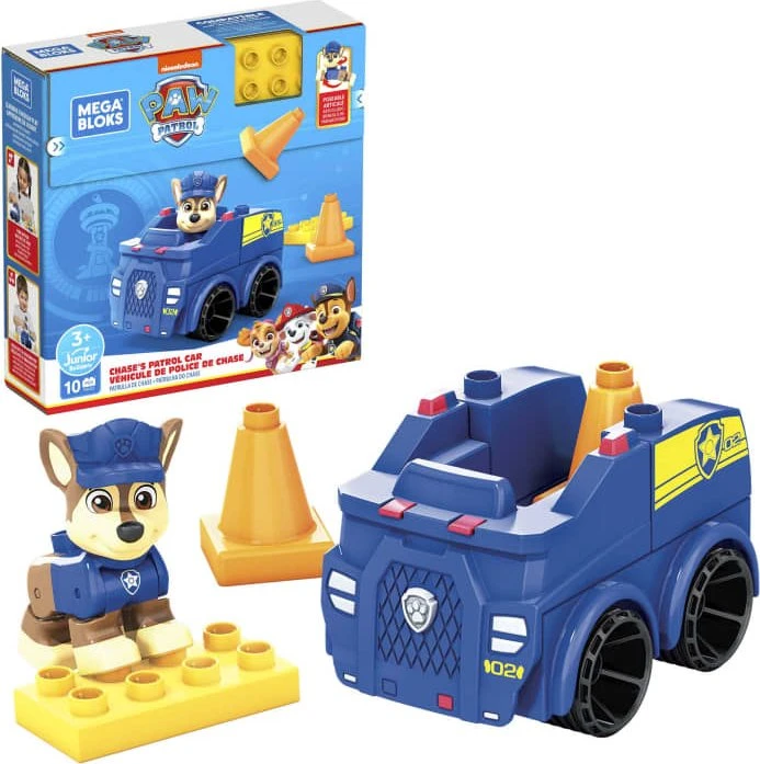 Mattel Mega Bloks Paw Patrol Chase's Patrol Car