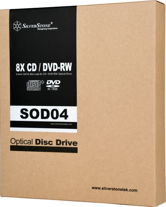SilverStone SOD04, UltraSlim schwarz, SATA