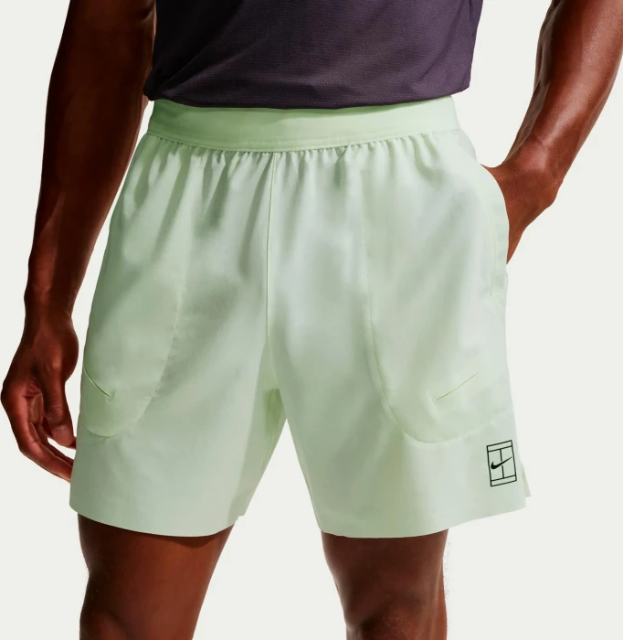 Nike Court Dri-FIT Advantage Hose kurz volt tint/black (Herren)