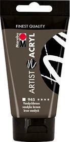 Marabu Artist Acryl Acrylfarbe, van-dyck braun, 75ml