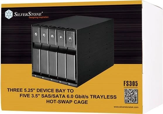 SilverStone Front Panel Storage FS305