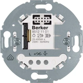 Berker Universal Schalteinsatz 1fach (R,L,C,LED), Tragring rund