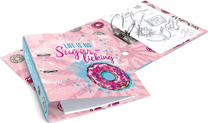Herma Ordner 2-Ring mit Motiv, 70mm, A4, Crazies Sugar Donut (7020) – Bild 5 von 5
