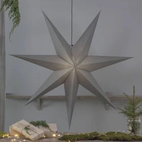 Star Trading Ozen Papierstern 140cm hängend grau 1x E27