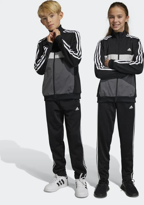 adidas Essentials 3-Streifen Tiberio Trainingsanzug schwarz/weiß (Junior)
