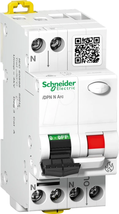 Schneider Electric AFDD (Brandschutzschalter) + LS, iDPN N Arc, 1P+N, 10A, B-Charakteristik