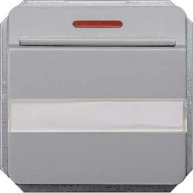 Siemens DELTA Profil HotelCard-Schalter 1 Wechsler, beleuchtet, silber