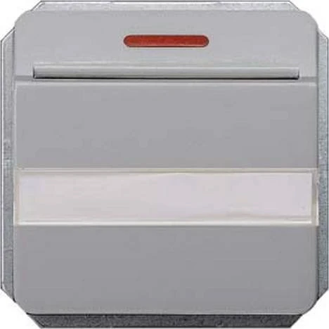 Siemens DELTA Profil HotelCard-Schalter 1 Wechsler, beleuchtet, silber