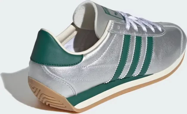 adidas Country OG silver metallic/collegiate green/cream white