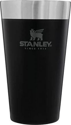 Stanley Adventure Stacking Pint Isolierbecher 470ml matte black pebble