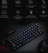 Redragon K530 Pro Draconic, LEDs RGB, hot-swap, schwarz, Gaote Outemu BROWN, USB/Bluetooth, US Vorschaubild