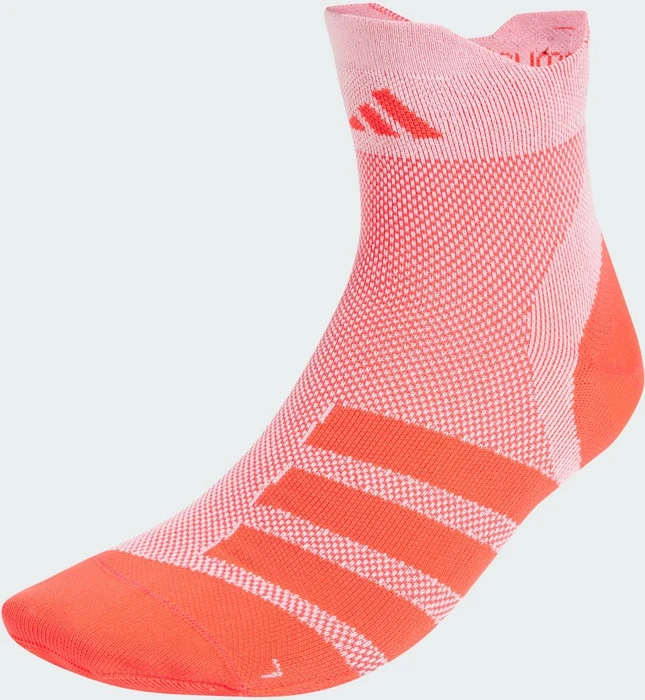 adidas RUNxADIZERO Socken white/lucid red