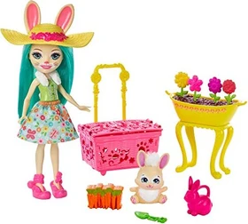Mattel Enchantimals - Gartenfreunde mit Fluffy Bunny