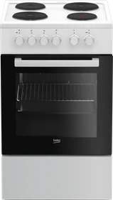 Beko FSS56000GW Elektroherd mit Elektro-Kochfeld