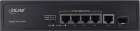 InLine Desktop Gigabit Switch, 5x RJ-45, 1x SFP, 65W PoE+ (32305R)