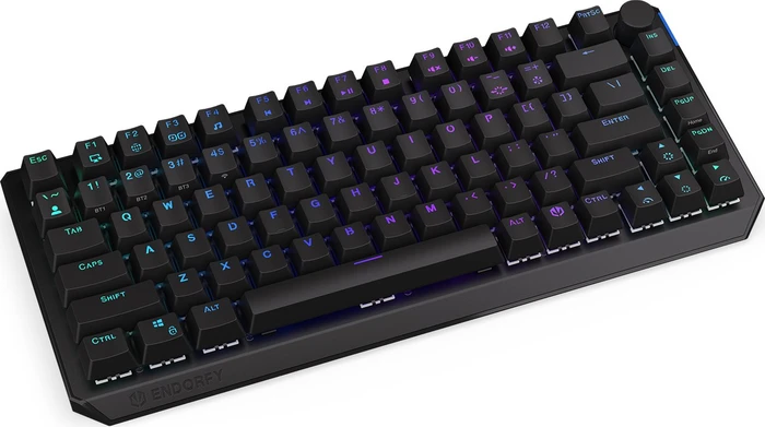 Endorfy Thock 75% Wireless Red, PBT, LEDs RGB, hot-swap, Kailh Box RED, USB/Bluetooth, US