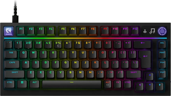 Logitech G316 X 75, schwarz, Tactile Switch, USB, EN
