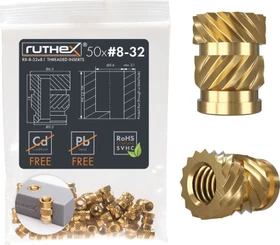 ruthex Gewindeeinsatz #8-32x8,1, 50er-Pack